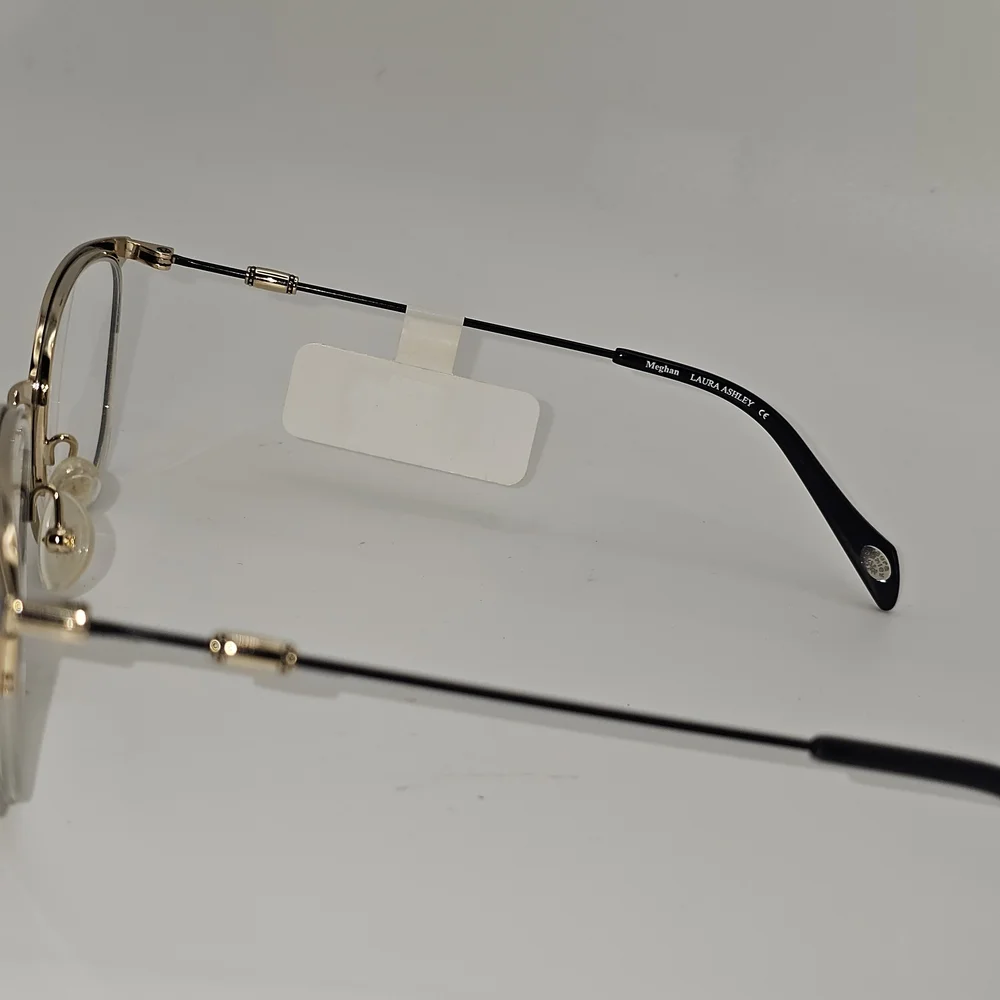 Laura‎ Ashley Meghan BLACK 49-19-140 Metal Full Rim RX Eyeglasses Frame